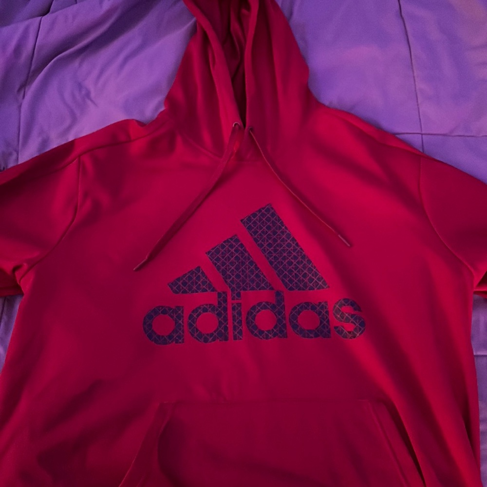 Adidas 2XL red hoodie